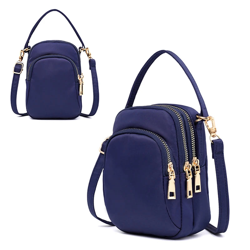 Waterproof Oxford Shoulder Bag with Earphone Hole