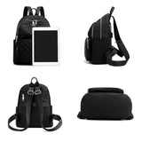 Waterproof Oxford Small Backpack Purse for Women