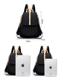 Waterproof Oxford Women Backpack Anti-theft School Bags for Teenagers Girls