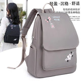 Waterproof Oxford Women Backpack Anti-theft Print School Bag for Girls