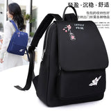 Waterproof Oxford Women Backpack Anti-theft Print School Bag for Girls