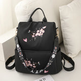 Waterproof Oxford Women Backpack Anti-theft Girls School Bag
