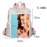 Waterproof Oxford Women Backpack Anti-theft Girls School Bag