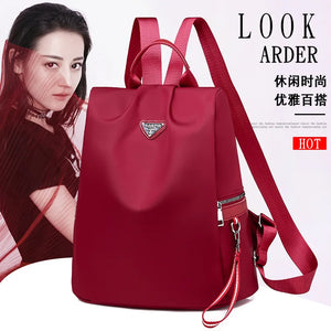 Waterproof Oxford Women Scarf Backpack Anti-theft Bag