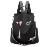 Waterproof Oxford Women Backpack Anti-theft School Bag High Capacity