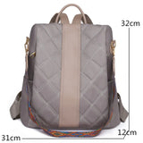 Waterproof Oxford Women Backpack Anti-theft Multifunction