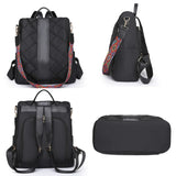 Waterproof Oxford Women Backpack Anti-theft Multifunction