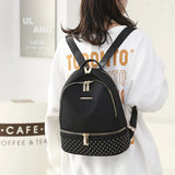 Waterproof Oxford Women Backpack big capacity Rivet Schoolbags for Teenage Girls