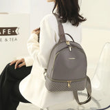 Waterproof Oxford Women Backpack big capacity Rivet Schoolbags for Teenage Girls