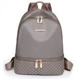 Waterproof Oxford Women Backpack big capacity Rivet Schoolbags for Teenage Girls