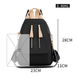 Waterproof Oxford Women Backpacks Teenage Girls Schoolbags Multi-function