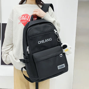 Waterproof Oxford Women School Backpack Large Girls Travel Bag