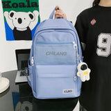 Waterproof Oxford Women School Backpack Large Girls Travel Bag