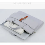 Waterproof PU Leather 15in Laptop Bag Business Briefcase