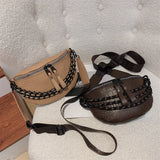 Waterproof PU Pockets Girls Waist Bag Travel Phone Anti-Theft Fanny Pack