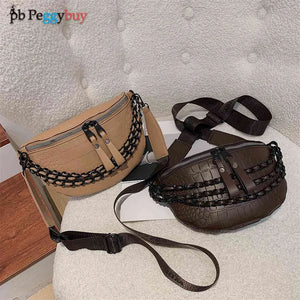 Waterproof PU Pockets Novelty Waist Bag Travel Phone Organizer Fanny Pack