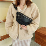 Waterproof PU Pockets Novelty Girls Pochete Waist Bag Fanny Pack