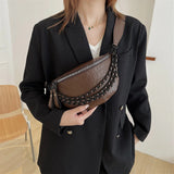 Waterproof PU Pockets Novelty Waist Bag Travel Phone Organizer Fanny Pack
