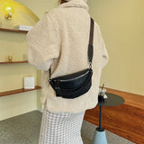 Waterproof PU Pockets Girls Waist Bag Travel Phone Anti-Theft Fanny Pack