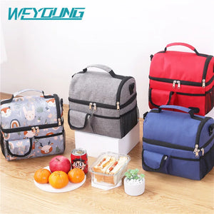Waterproof Reusable Insulated Thermal Lunch Box Cooler Bag
