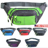 Waterproof Running Belt Bum Waist Pouch Fanny Pack Bag