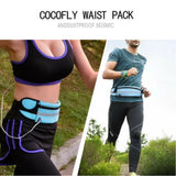 Waterproof Running Waist Bag Canvas Sports Jogging Portable Phone Holder Belt Ba