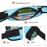 Waterproof Running Waist Bag Canvas Sports Jogging Portable Phone Holder