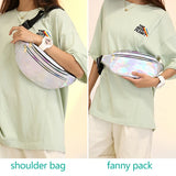 Waterproof Reflective Running Waist Pack Zipper Bag