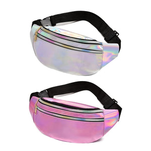 Waterproof Reflective Running Waist Pack Zipper Bag