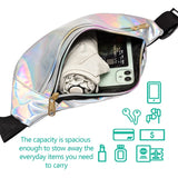 Waterproof Reflective Running Waist Pack Zipper Bag