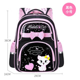 Waterproof School Bags For Girls Kids SchoolBag cat cartoon Orthopedic Backpack