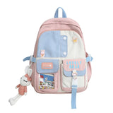 Waterproof School Bags for Teenage Girls Nylon Backpacks Women Travel Bags