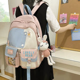 Waterproof School Bags for Teenage Girls Nylon Backpacks Women Travel Bags