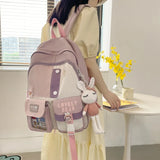 Waterproof School Bags for Teenage Girls Nylon Backpacks Women Travel Bags