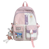 Waterproof School Bags for Teenage Girls Nylon Backpacks Women Travel Bags