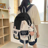 Waterproof School Bags for Teenage Girls Nylon Backpacks Women Travel Bags