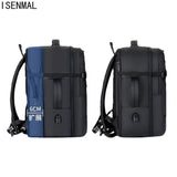 Waterproof Scratch Resistant Men's Backpack with USB Charging