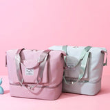 Waterproof Sports Fitness Bag Dry/Wet Separation Handbag Outdoor Duffle Bag