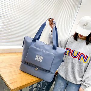 Waterproof Sports Fitness Bag Dry/Wet Separation Handbag Outdoor Duffle Bag