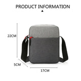 Waterproof Shoulder Bag Pockets Anti Theft Outdoor Messenger Bag