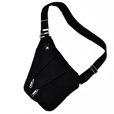 Men's Waterproof Business Chest Bag Nylon Messenger