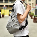 Men's Waterproof Business Chest Bag Nylon Messenger