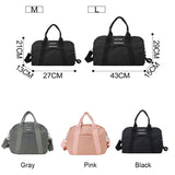 Waterproof Travel Shoulder Bag Large Capacity Crossbody Handbag