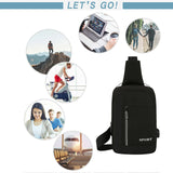 Waterproof Sling Bag Women Clear Shoulder Bag
