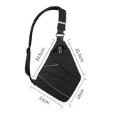 Waterproof Lightweight Crossbody Shoulder Chest Bag for Men Teens Travel