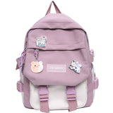 Waterproof Small Backpack Women Girls School Bags Teenage Travel Ladies