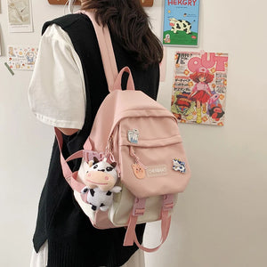 Waterproof Small Backpack Women Girls School Bags Teenage Travel Ladies