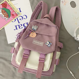 Waterproof Small Backpack Women Girls School Bags Teenage Travel Ladies