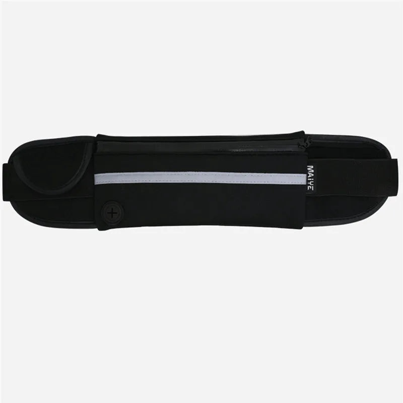 Waterproof Sport Runner Waist Bum Bag Running Jogging Belt Pouch Zip Fanny Pack