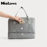 Waterproof Sports Bag Yoga Mat Bag Coech Bag Women Sport Bag Dry and Wet Separat